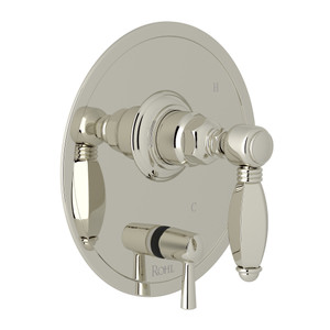 Pressure Balance Trim with Diverter - Polished Nickel with Metal Lever Handle | Model Number: A2410NLHPN - Product Knockout