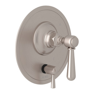 Verona Pressure Balance Trim with Diverter - Satin Nickel with Metal Lever Handle | Model Number: ARB2410NLMSTN - Product Knockout