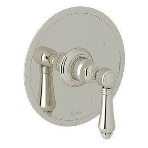 Pressure Balance Trim without Diverter - Polished Nickel with Metal Lever Handle | Model Number: A1410LMPN - Product Knockout