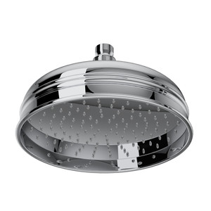 8 Inch Bordano Rain Anti-Calcium Showerhead - Polished Chrome | Model Number: 1037/8APC - Product Knockout