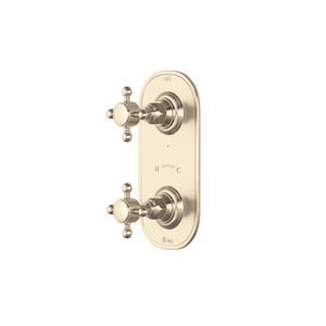 1/2" Thermostatic Trim With Diverter - Satin Nickel | Model Number: A4964XMSTN