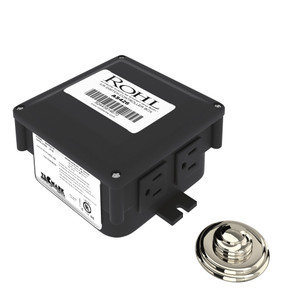 Waste Disposal Control Box With Air Switch Button - Polished Nickel | Model Number: AS550PN