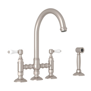 artcelsior　アルチセルシオール　ヘピニキ　RA126　ブラジルサンバ ROHL Acqui® Bridge Kitchen Faucet With Side Spray