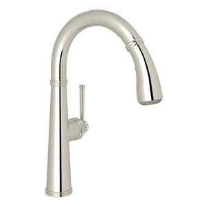 1983 Pulldown Bar and Food Prep Faucet - Polished Nickel with Metal Lever Handle | Model Number: R7514SLMPN-2 - Product Knockout