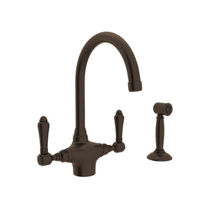 ロシニョール RIPCHICK（176cm）&ロッテフェラー・コブラ ROHL San Julio® Two Handle Kitchen Faucet With Side Spray