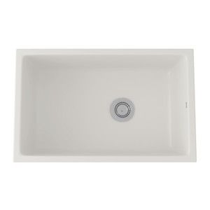 ROHL Allia 32 Inch Fireclay Single Bowl Undermount Kitchen