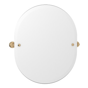 Holborn Wall Mount 24 7/16 Inch Oval Mirror - English Gold | Model Number: U.6482EG - Product Knockout