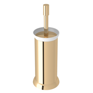 Holborn Floor Standing Porcelain Toilet Brush Holder - English Gold | Model Number: U.6437EG - Product Knockout