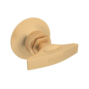 Graceline Wall Mount Single Robe Hook - Satin Brass | Model Number: MBG7STB - Product Knockout