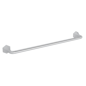 Bellia Wall Mount 24 Inch Single Towel Bar - Polished Chrome | Model Number: BE102-APC - Product Knockout