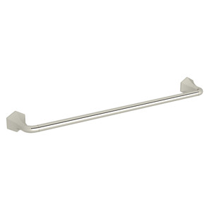 Bellia Wall Mount 24 Inch Single Towel Bar - Polished Nickel | Model Number: BE102-PN - Product Knockout