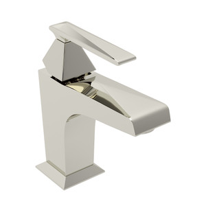 Vincent Single Hole Single Lever Bathroom Faucet - Polished Nickel with Metal Lever Handle | Model Number: A3002LVPN-2 - Product Knockout