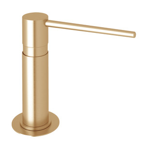 Modern Luxury Soap and Lotion Dispenser - Satin Gold | Model Number: LS2150SG - Product Knockout