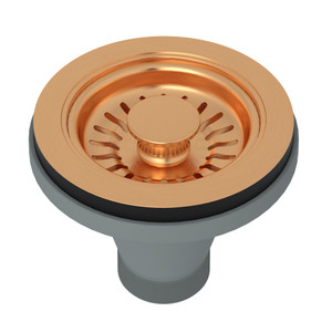 Manual Basket Strainer without Remote Pop-Up - Satin Gold | Model Number: 738SG - Product Knockout