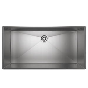 Forze Single Bowl Stainless Steel Kitchen Sink - Brushed Stainless Steel | Model Number: RSS3618SB - Product Knockout
