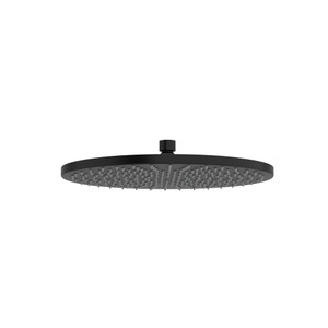 12 Inch Rain Showerhead  - Black | Model Number: 472BK - Product Knockout