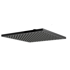 12" Rain Showerhead - Black | Model Number: 492BK