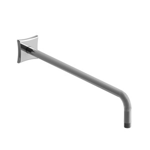 20 Inch Wall Mount Shower Arm With Square Escutcheon  - Chrome | Model Number: 523C - Product Knockout