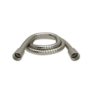150 cm (59") Double Interlock Flexible Hose, Swivel And 2 Check Valves - Brushed Nickel | Model Number: 7259BN