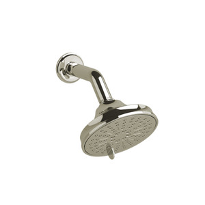 6-Function 5 Inch Showerhead With Arm 1.8 GPM - Polished Nickel | Model Number: 356PN-WS - Product Knockout