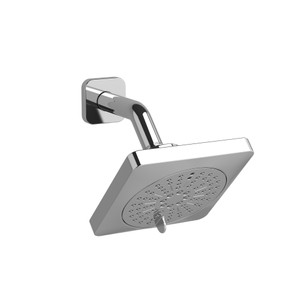 6-Function 5 Inch Showerhead With Arm 1.8 GPM - Chrome | Model Number: 376C-WS - Product Knockout