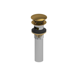 Lavatory Push Drain With Overflow - Brushed Gold | Model Number: DB160BG