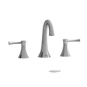 Edge Widespread Lavatory Faucet  - Chrome with Lever Handles | Model Number: ED08LC - Product Knockout