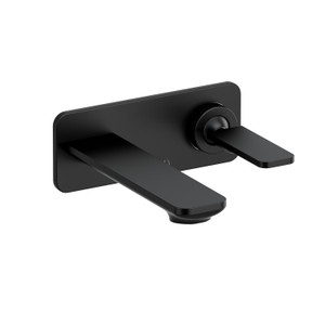 Equinox Wall Mount Lavatory Faucet  - Black | Model Number: EQ11BK - Product Knockout