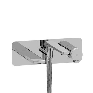 Fresk Wall Mount Tub Filler  - Chrome | Model Number: FR21C - Product Knockout