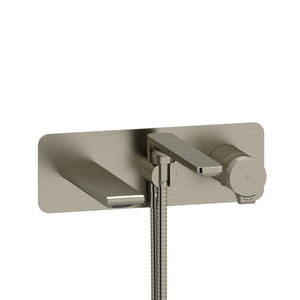 DISCONTINUED Fresk™ Wall Mount Tub Filler - Brushed Nickel | Model Number: FR21BN