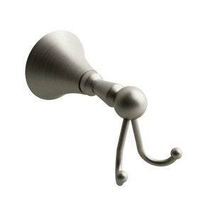 Hudson Robe Hook  - Brushed Nickel | Model Number: HU0BN - Product Knockout