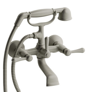 DISCONTINUED Classic Two Hole Tub Filler - Brushed Nickel | Model Number: MA06LBN