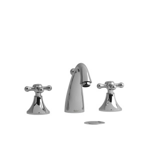 Classic Widespread Lavatory Faucet  - Chrome with Cross Handles | Model Number: MA08+C - Product Knockout