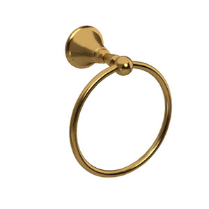 Momenti Towel Ring  - Brushed Gold | Model Number: MM7BG - Product Knockout