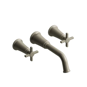 DISCONTINUED Momenti™ Wall Mount Tub Filler - Brushed Nickel | Model Number: MMSQ05+BN