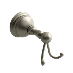 Retro Robe Hook  - Brushed Nickel | Model Number: RT0BN - Product Knockout
