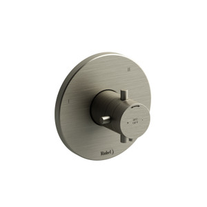 Pallace™ 1/2" Therm & Pressure Balance Trim With 5 Functions - Brushed Nickel | Model Number: TPATM45+BN