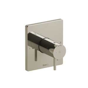 Pallace 1/2 Inch Thermostatic and Pressure Balance Trim with up to 3 Functions  - Polished Nickel with Lever Handles | Model Number: TPATQ44PN - Product Knockout