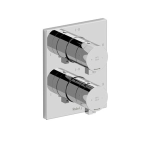 Profile 3/4 Inch Thermostatic and Pressure Balance Trim with up to 6 Functions  - Chrome | Model Number: TPFTQ46C - Product Knockout