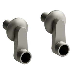 DISCONTINUED 2" Wall Mount Riser Pair - Brushed Nickel | Model Number: TU02BN