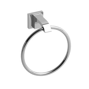 Zendo Towel Ring  - Chrome | Model Number: ZO7C - Product Knockout