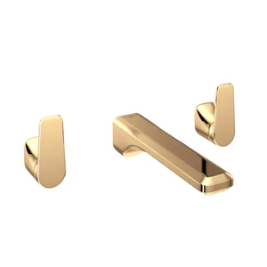 DISCONTINUED Hoxton™ Wall Mount Lavatory Faucet - English Gold | Model Number: U.3478LS-EG/TO-2