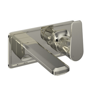 DISCONTINUED Hoxton™ Wall Mount Single Handle Lavatory Faucet - Polished Nickel | Model Number: U.3481LS-PN/TO-2