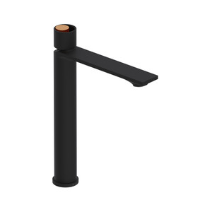 Eclissi™ Single Handle Tall Lavatory Faucet - Matte Black/Satin Gold | Model Number: EC02D1IWMBG