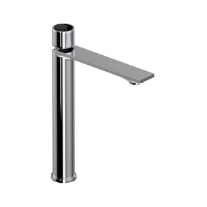Eclissi™ Single Handle Tall Lavatory Faucet - Polished Chrome/Matte Black | Model Number: EC02D1IWPCB