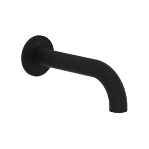 Eclissi™ Wall Mount Tub Spout With C-Spout - Matte Black | Model Number: EC16W1MB