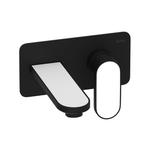 DISCONTINUED Miscelo™ Wall Mount Single Handle Lavatory Faucet - Matte Black | Model Number: MI01W2BLMB