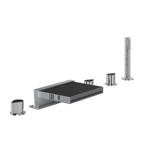 DISCONTINUED Miscelo™ 5-Hole Deck Mount Tub Filler - Polished Chrome | Model Number: MI05D5NRAPC