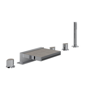 DISCONTINUED Miscelo™ 5-Hole Deck Mount Tub Filler - Polished Chrome | Model Number: MI05D5WBAPC