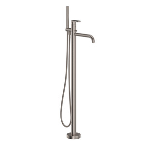 DISCONTINUED Miscelo™ Single Hole Floor Mount Tub Filler Trim - Satin Nickel | Model Number: MI05F1NRSTN